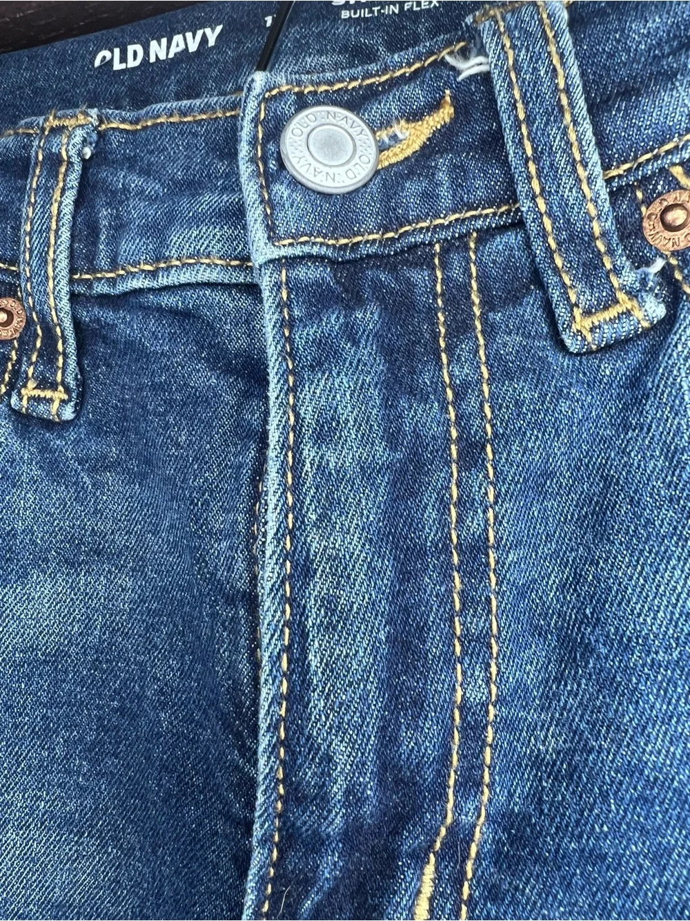 Boys Old Navy Straight Leg Jeans Size 12 | Built-In Flex